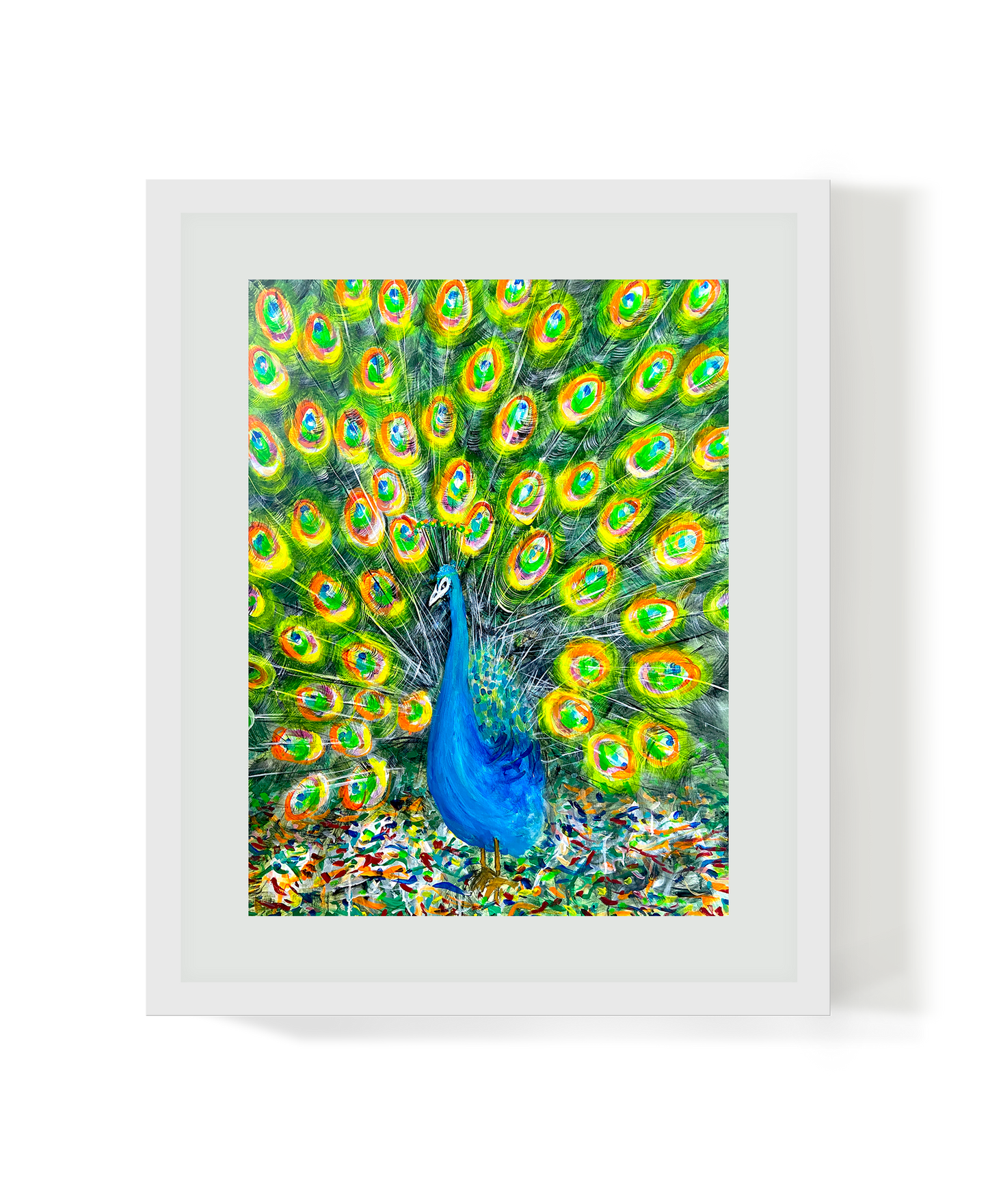 Cuadro Pavo Real