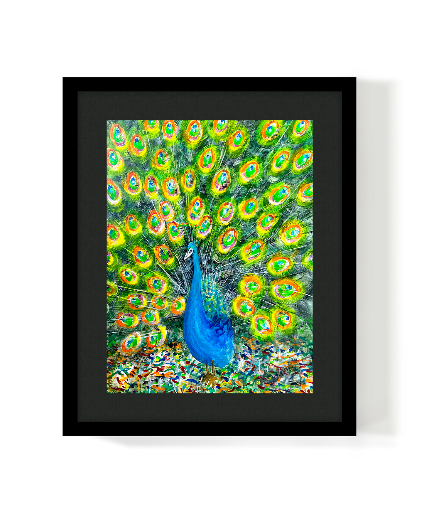 Cuadro Pavo Real