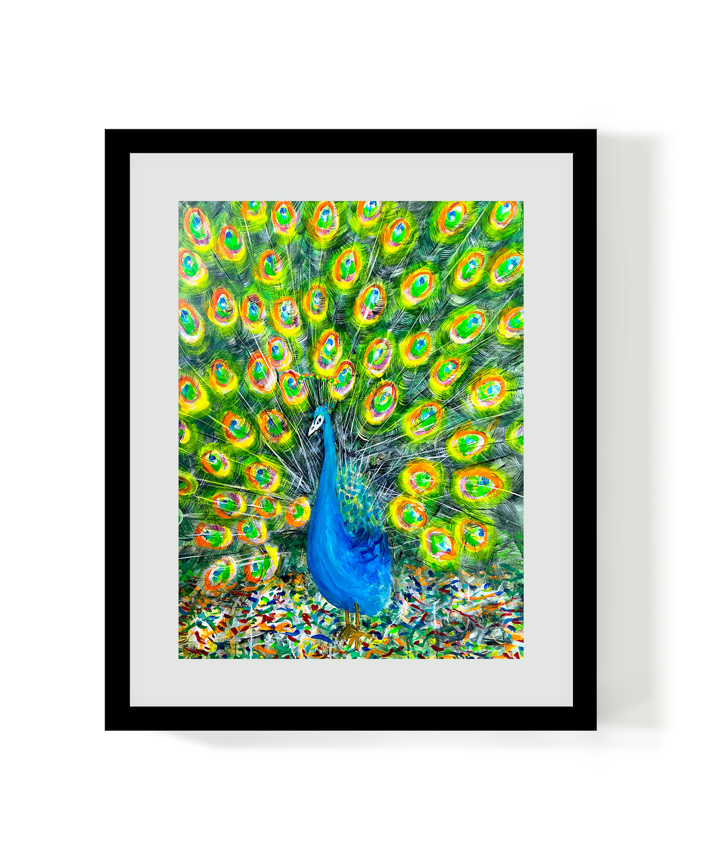 Cuadro Pavo Real