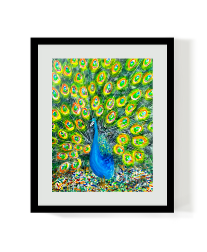 Cuadro Pavo Real