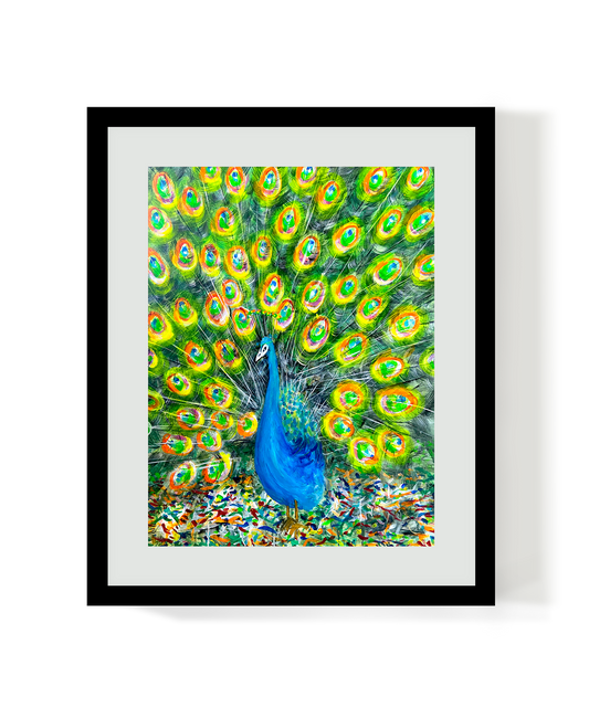 Cuadro Pavo Real
