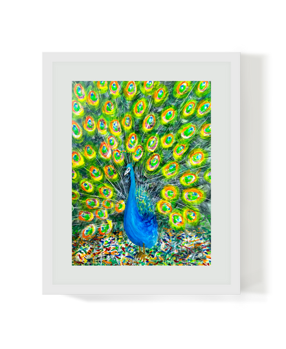 Cuadro Pavo Real