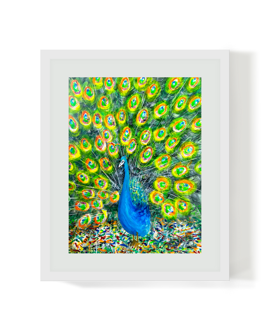 Cuadro Pavo Real