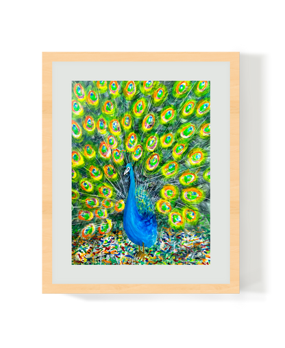 Cuadro Pavo Real